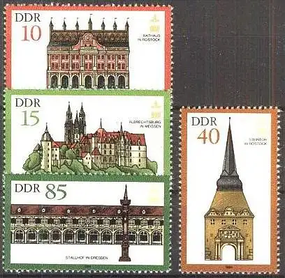 DDR 1984 Mi-Nr. 2869/72 ** MNH