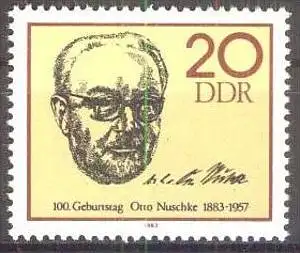 DDR 1983 Mi-Nr. 2774 ** MNH