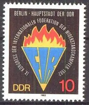 DDR 1982 Mi-Nr. 2736 ** MNH