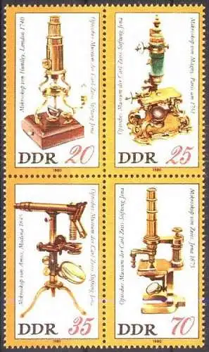DDR 1980 Mi-Nr. 2534/37 ** MNH