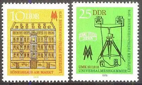 DDR 1978 Mi-Nr. 2308/09 ** MNH