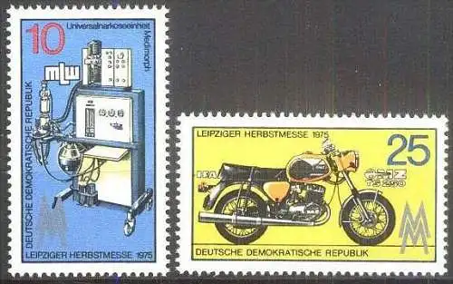 DDR 1975 Mi-Nr. 2076/77 ** MNH
