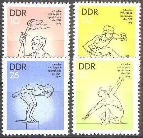 DDR 1975 Mi-Nr. 2065/68 ** MNH