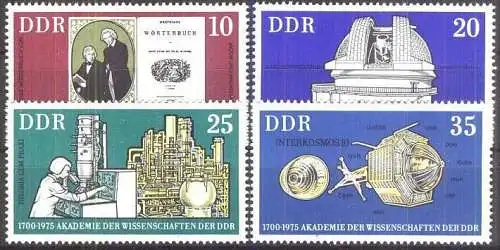 DDR 1975 Mi-Nr. 2061/64 ** MNH