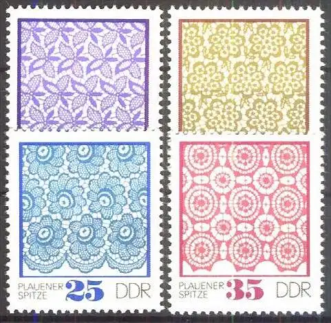 DDR 1974 Mi-Nr. 1963/66 ** MNH