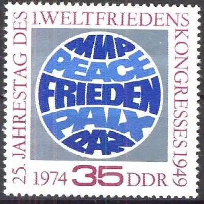 DDR 1974 Mi-Nr. 1946 ** MNH