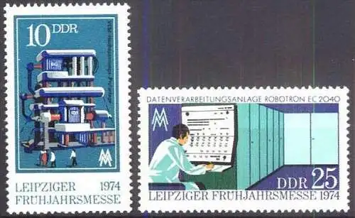 DDR 1974 Mi-Nr. 1931/32 ** MNH