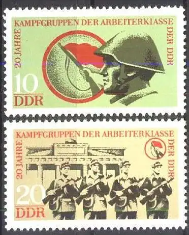 DDR 1973 Mi-Nr. 1874/75 ** MNH