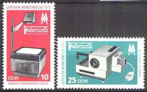 DDR 1972 Mi-Nr. 1782/83 ** MNH