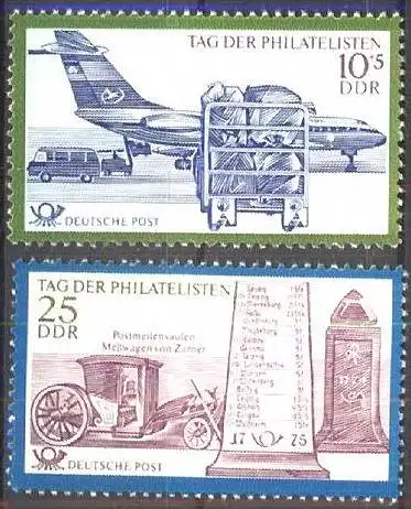 DDR 1971 Mi-Nr. 1703/04 ** MNH