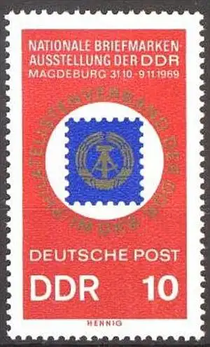 DDR 1969 Mi-Nr. 1477 ** MNH