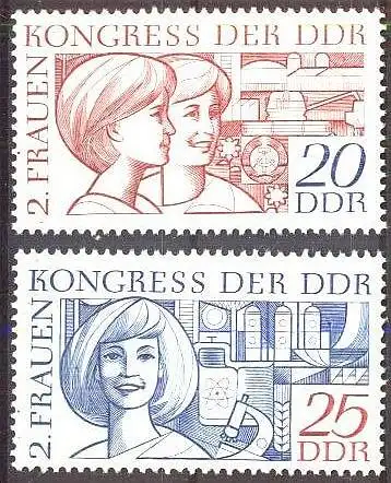 DDR 1969 Mi-Nr. 1474/75 ** MNH