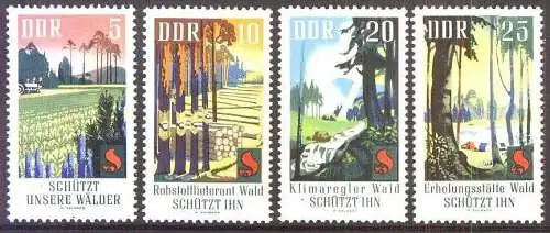 DDR 1969 Mi-Nr. 1462/65 ** MNH