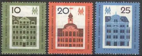 DDR 1962 Mi-Nr. 873/75 ** MNH