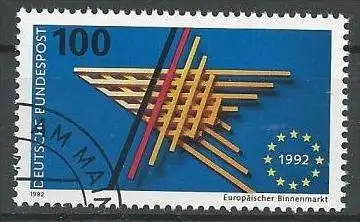 DEUTSCHLAND 1992 Mi-Nr. 1644 o used - aus Abo