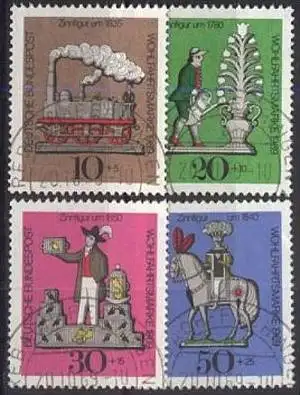 DEUTSCHLAND 1969 Mi-Nr. 604/07 o used