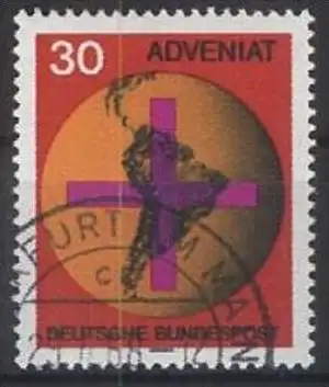 DEUTSCHLAND 1967 Mi-Nr. 545 o used