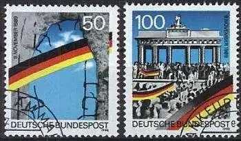 DEUTSCHLAND 1990 Mi-Nr. 1481/82 I o used - aus Abo