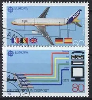 DEUTSCHLAND 1988 Mi-Nr. 1367/68 o used - aus Abo
