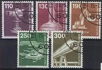 DEUTSCHLAND 1982 Mi-Nr. 1134/38 o used - aus Abo