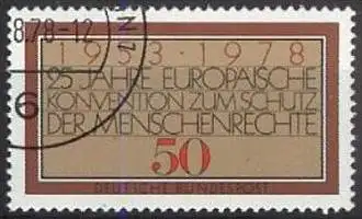 DEUTSCHLAND 1978 Mi-Nr. 979 o used - aus Abo