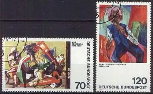 DEUTSCHLAND 1974 Mi-Nr. 822/23 o used