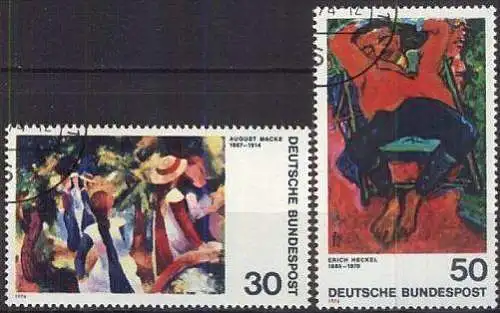 DEUTSCHLAND 1974 Mi-Nr. 816/17 o used