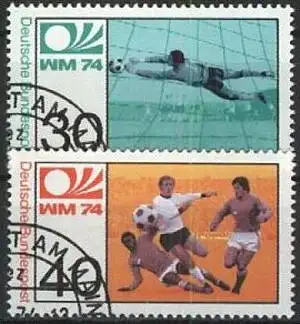 DEUTSCHLAND 1974 Mi-Nr. 811/12 o used