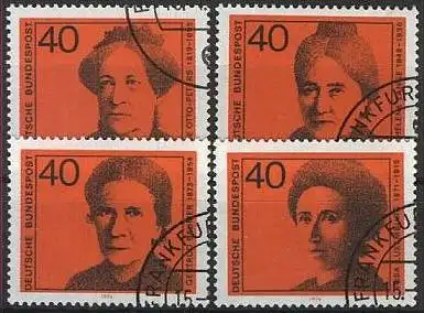 DEUTSCHLAND 1974 Mi-Nr. 791/94 o used