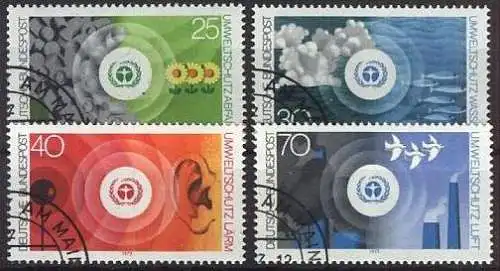 DEUTSCHLAND 1973 Mi-Nr. 774/77 o used - aus Abo