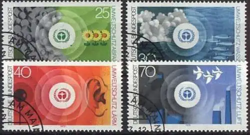 DEUTSCHLAND 1973 Mi-Nr. 774/77 o used - aus Abo