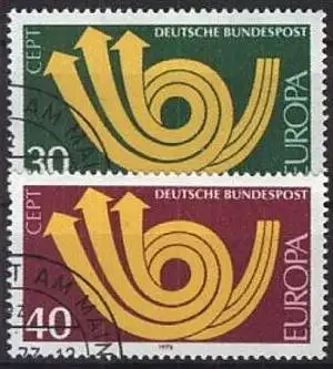 DEUTSCHLAND 1973 Mi-Nr. 768/69 o used