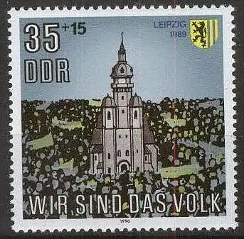 DDR 1990 Mi-Nr. 3315 ** MNH