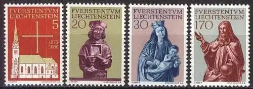 LIECHTENSTEIN 1966 Mi-Nr. 470/73 ** MNH