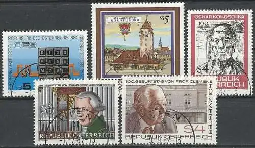 ÖSTERREICH LOT o used - aus Abo