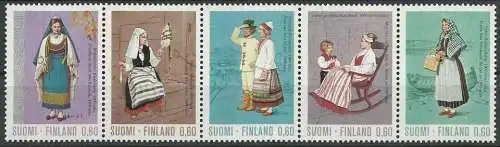 FINNLAND 1973 Mi-Nr. 733/37 ** MNH