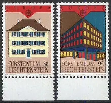 LIECHTENSTEIN 1990 Mi-Nr. 984/85 ** MNH