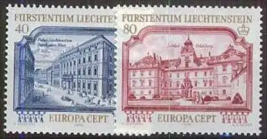 LIECHTENSTEIN 1978 Mi-Nr. 692/93 ** MNH - CEPT