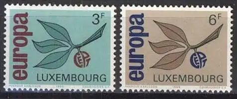LUXEMBURG 1965 Mi-Nr. 715/16 ** MNH - CEPT