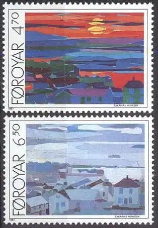 FÄRÖER 1987 Mi-Nr. 160/61 ** MNH