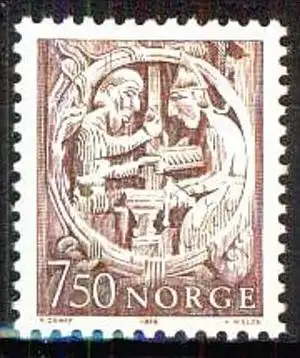 NORWEGEN 1976 Mi-Nr. 718 ** MNH