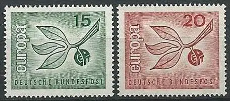 DEUTSCHLAND 1965 Mi-Nr. 483/84 ** MNH - CEPT