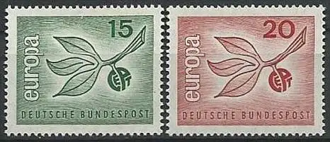 DEUTSCHLAND 1965 Mi-Nr. 483/84 ** MNH - CEPT