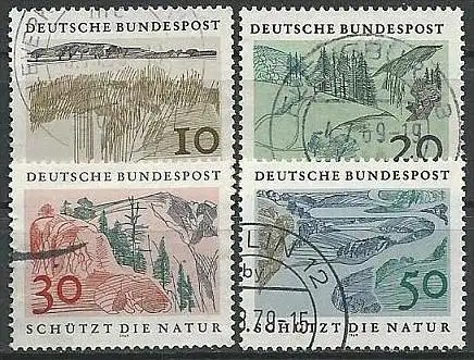 DEUTSCHLAND 1969 Mi-Nr. 591/94 o used