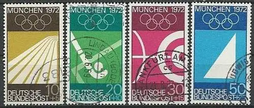 DEUTSCHLAND 1969 Mi-Nr. 587/90 o used