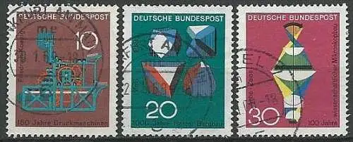 DEUTSCHLAND 1968 Mi-Nr. 546/48 o used