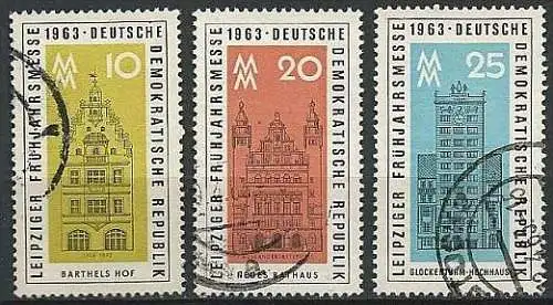 DDR 1963 Mi-Nr. 947/49 o used