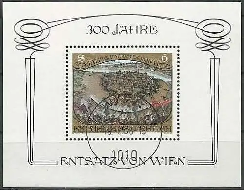 ÖSTERREICH 1983 Mi-Nr. Block 6 o used - aus Abo