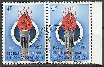 LUXEMBURG 1974 Mi-Nr. 877 2x o used