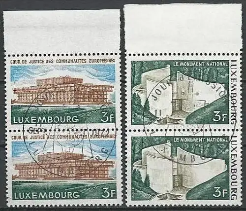 LUXEMBURG 1972 Mi-Nr. 850/51 2x o used